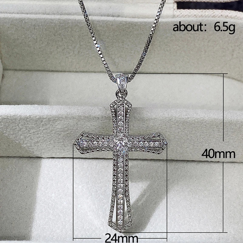 Hip Hop Cross Necklace
