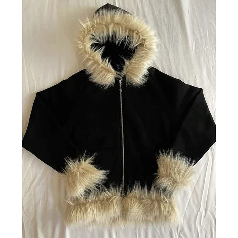 Fur Hoodie