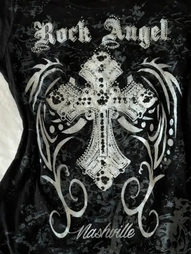 Rock Angel Y2K Blouse