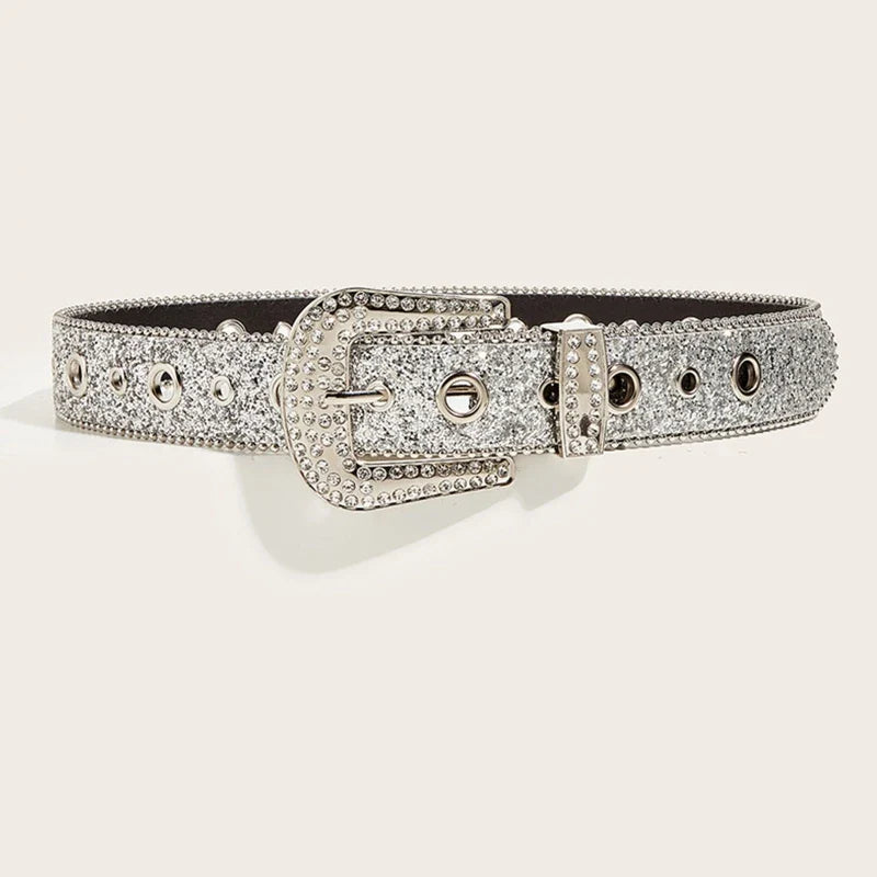 Rhinestone Belt Simple
