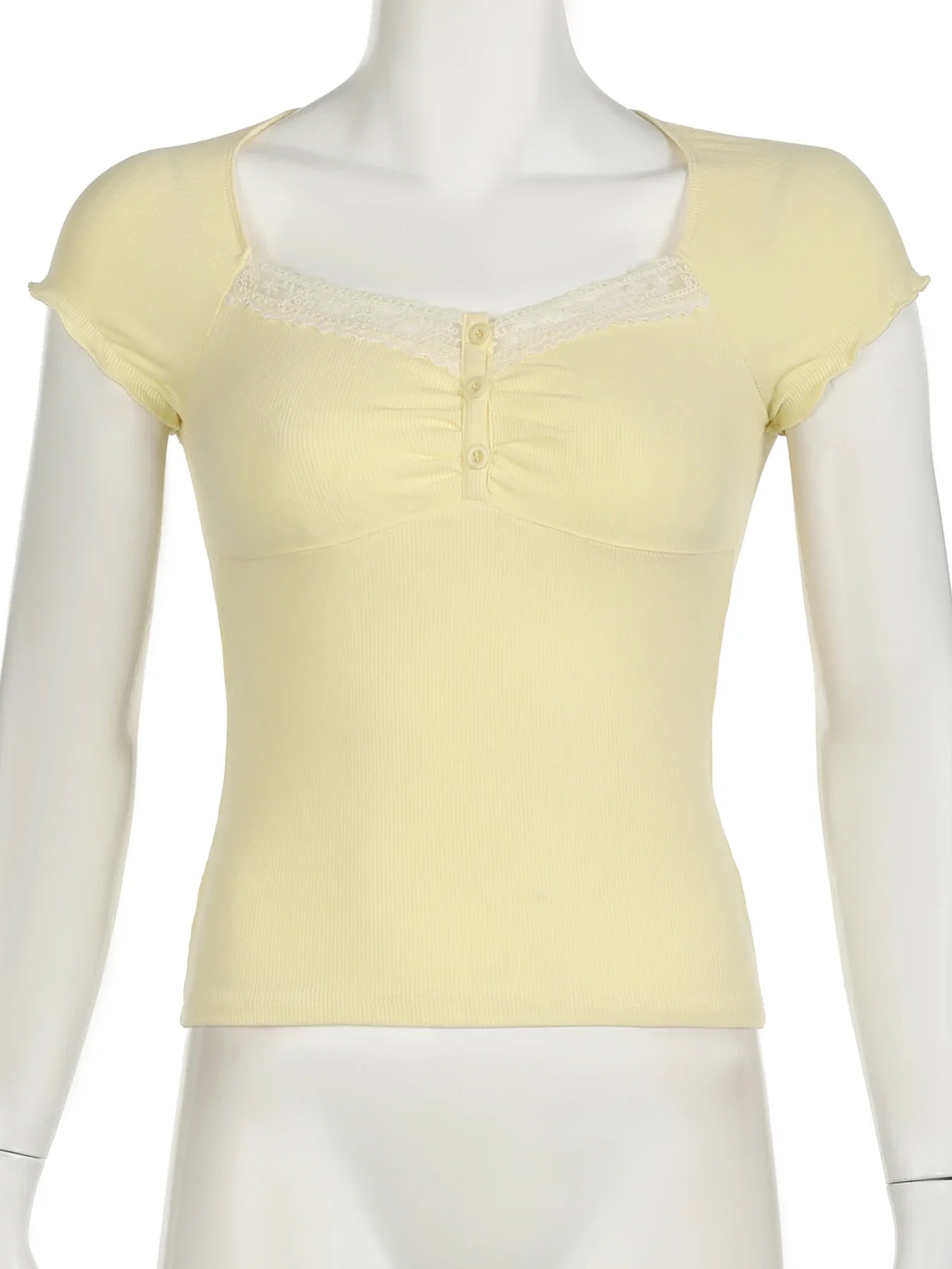 Lace Trim T Shirt