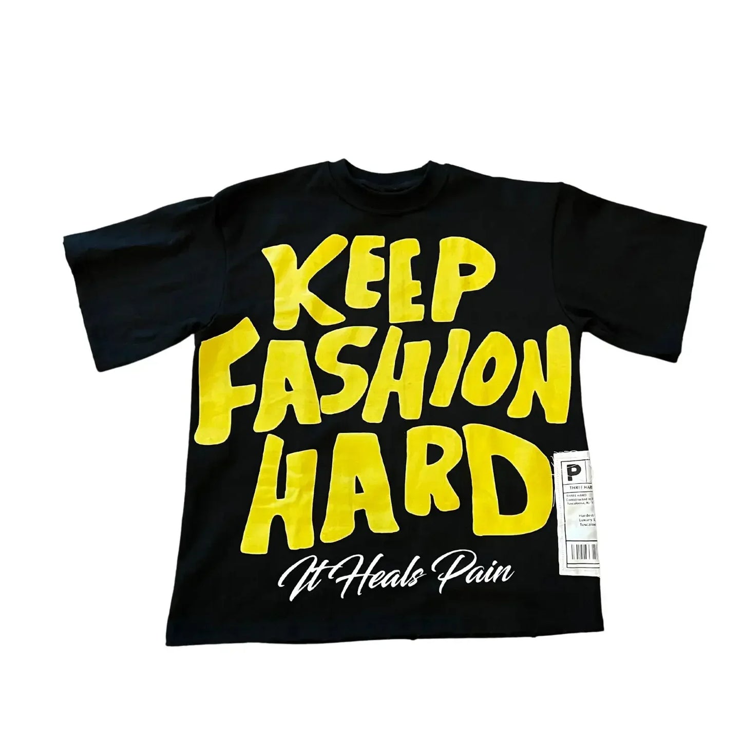 Oversized shirt 'keep fashion hard'