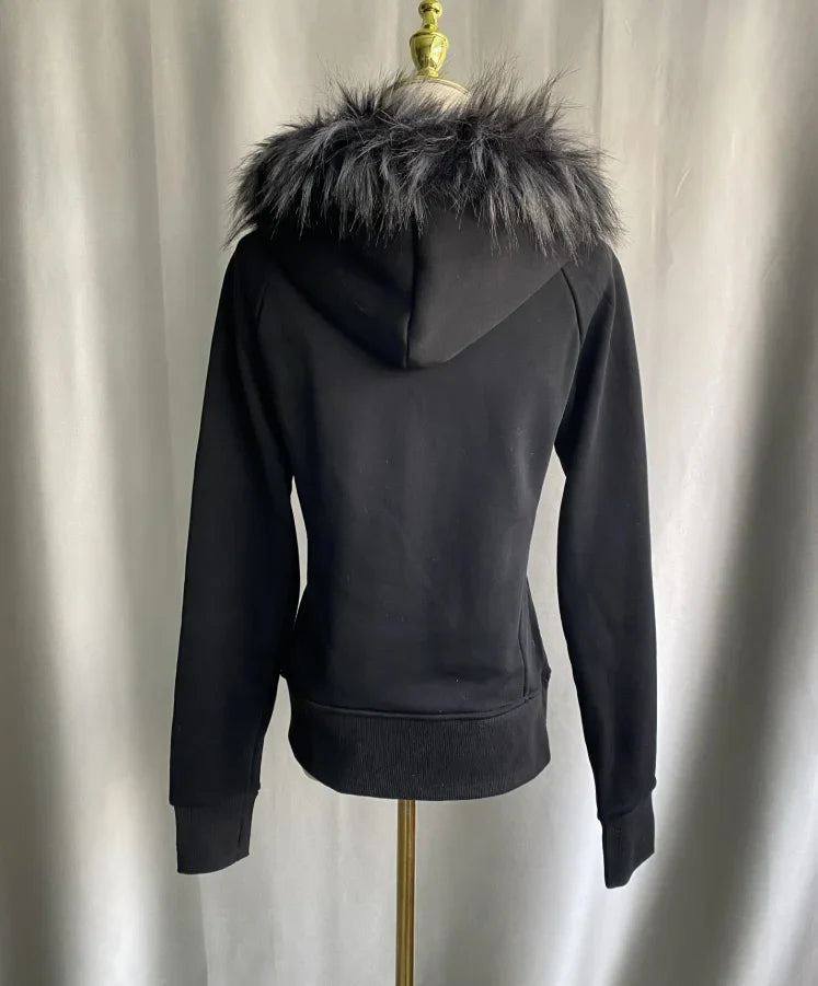 Fur Grunge Hoodie