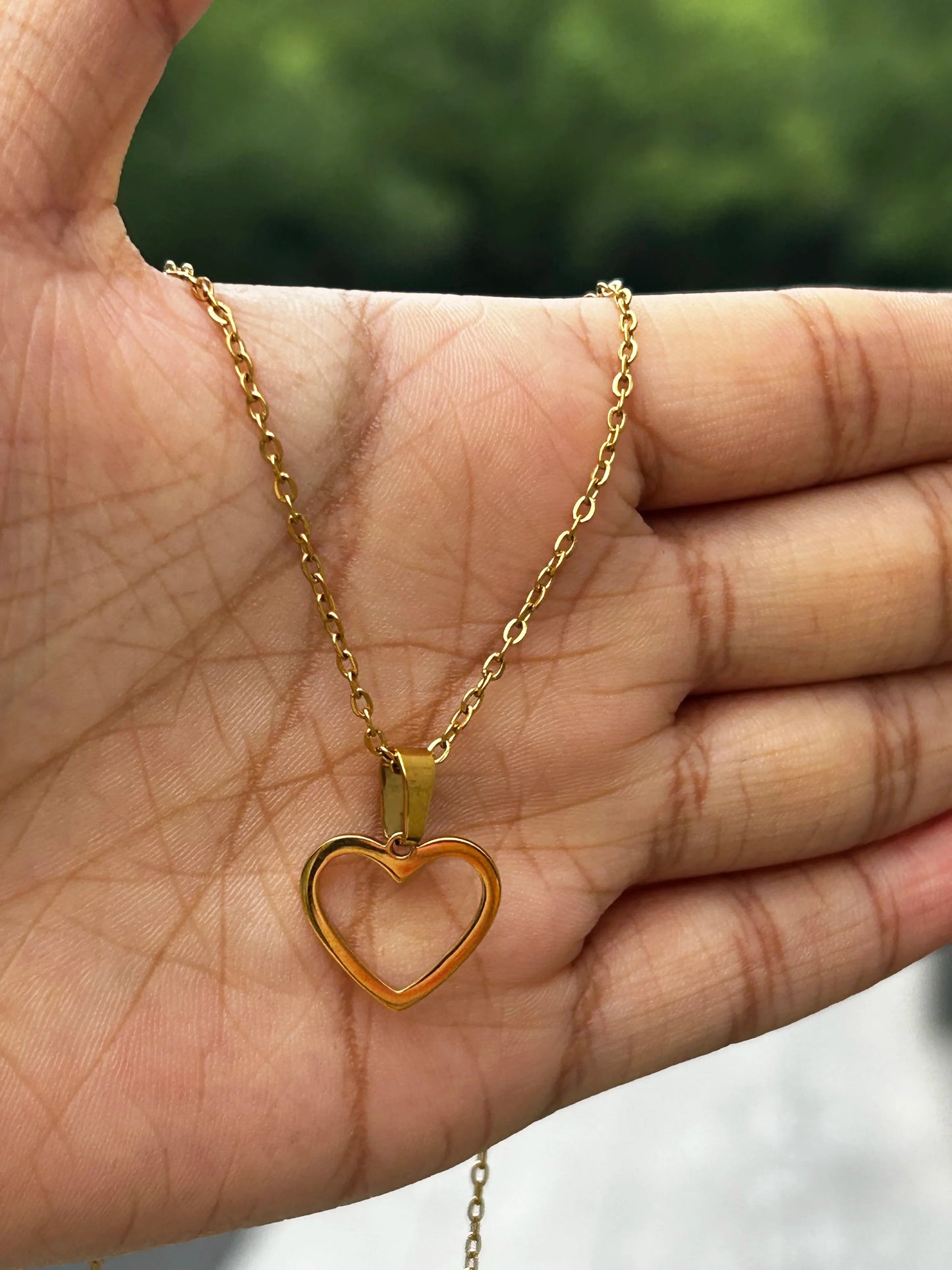 Rhinestone Necklace For Women Gold Color