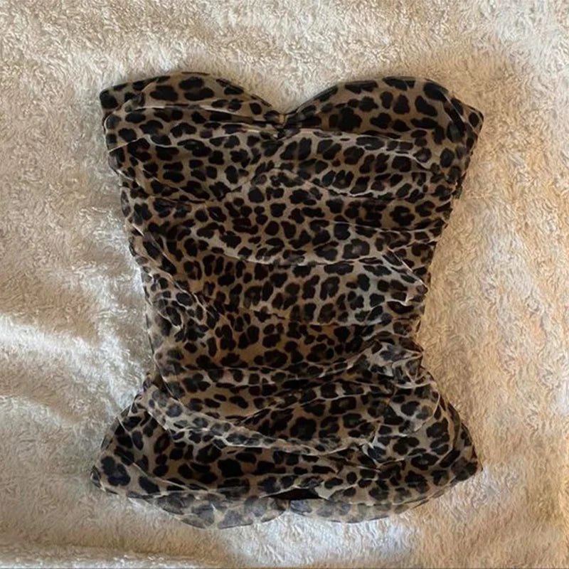 Leopard Tube Top