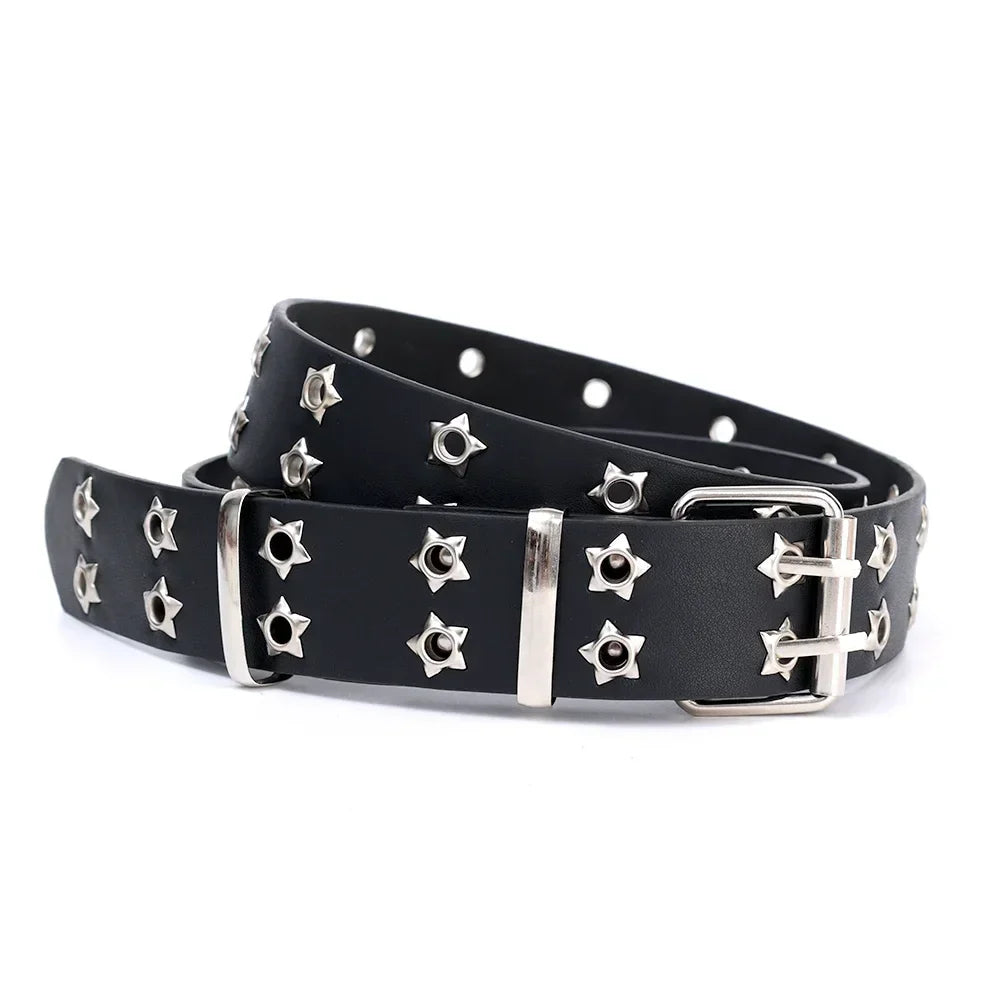 Y2K Star Rivet Belts