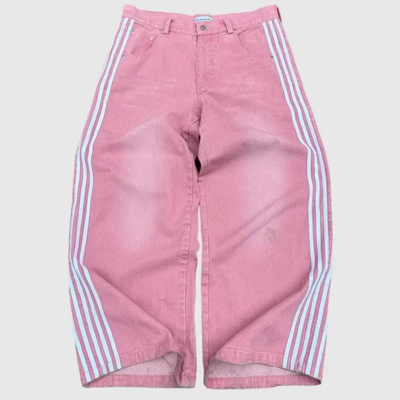 Baggy Jeans Striped