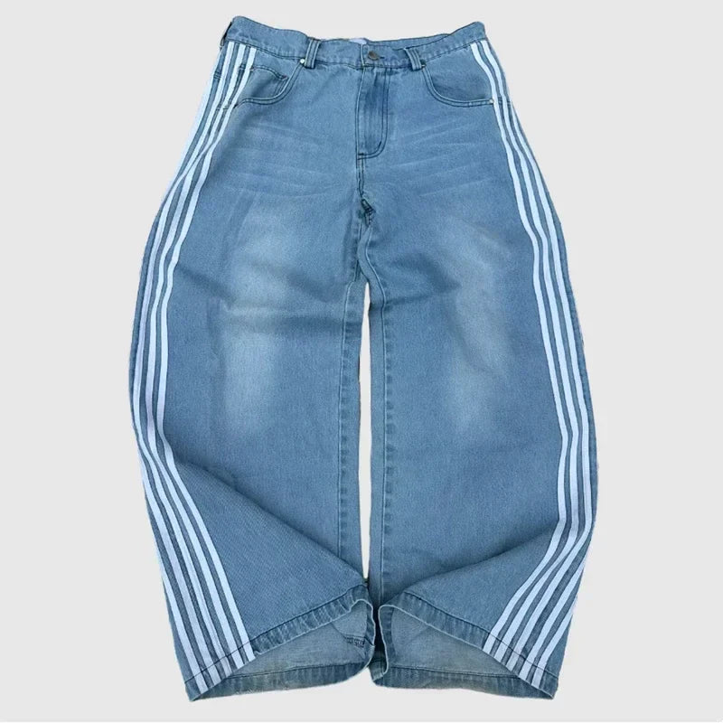 Baggy Jeans Striped