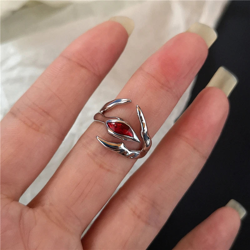 Red Crystal Rings