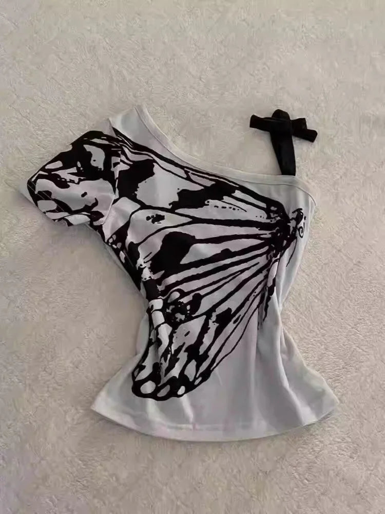 T-shirt Y2k Short Sleeve