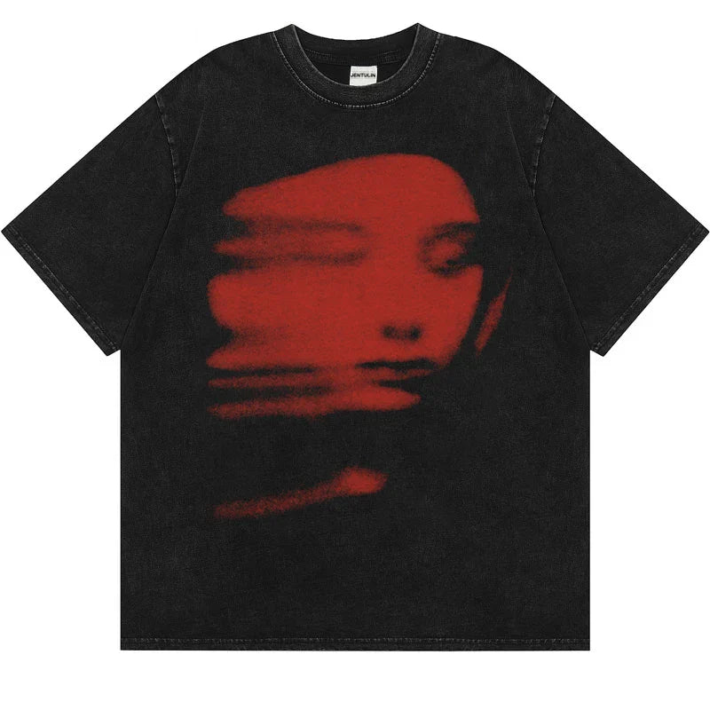 Black Streetwear T-shirt