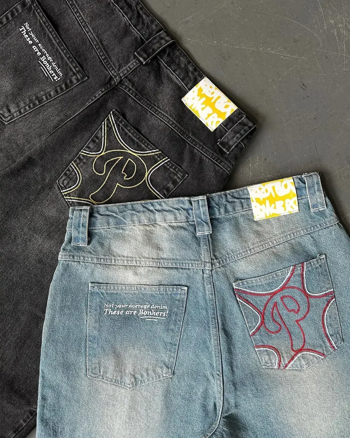 Streetwear Jeans Embroidery