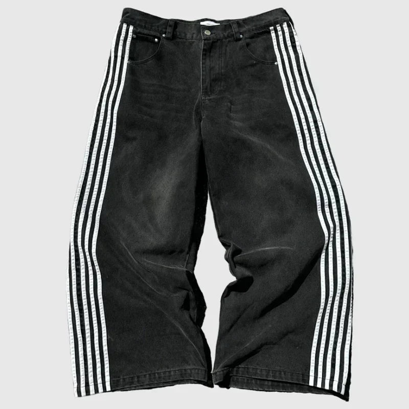 Baggy Jeans Striped