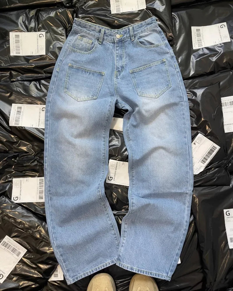 Baggy Jeans Y2K Cherry