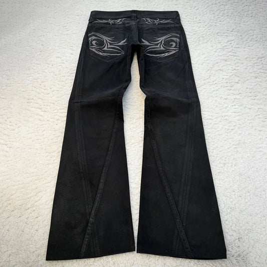 Blacked Flared Jeans