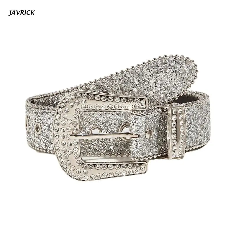 Rhinestone Belt Simple