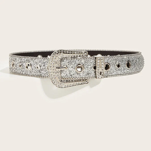 Rhinestone Belt Simple