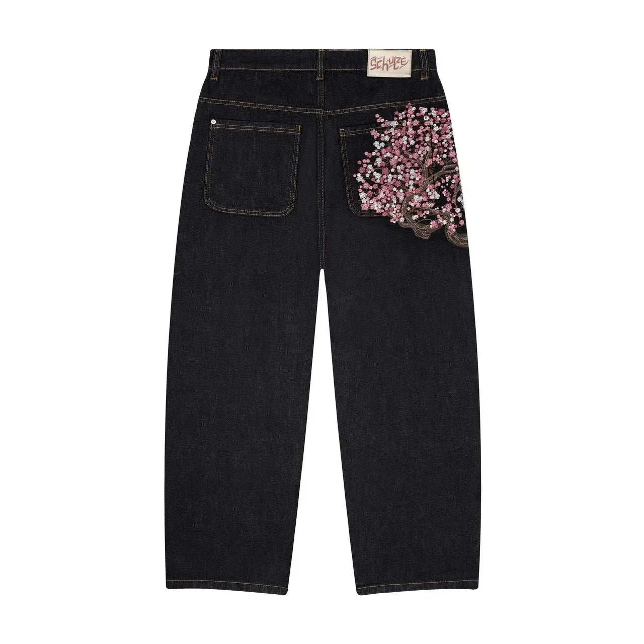Baggy Jeans Y2K Cherry