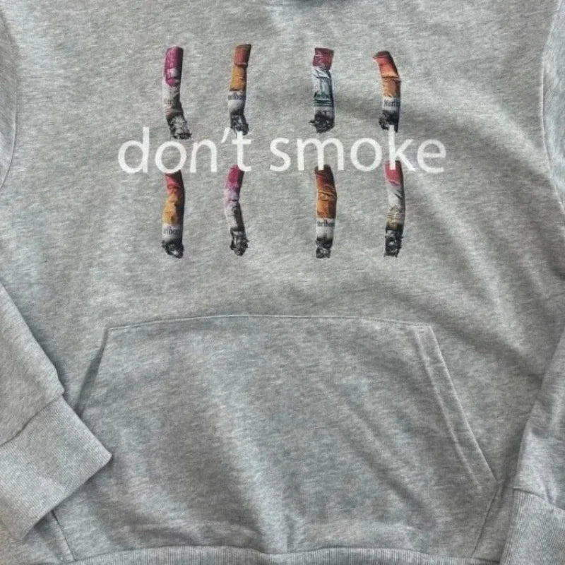 Dont Smoke Sweatshirt Gray