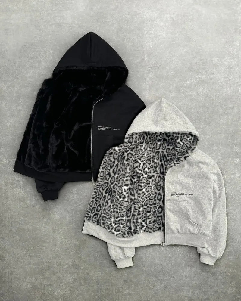 Leopard Y2K Sweatshirts