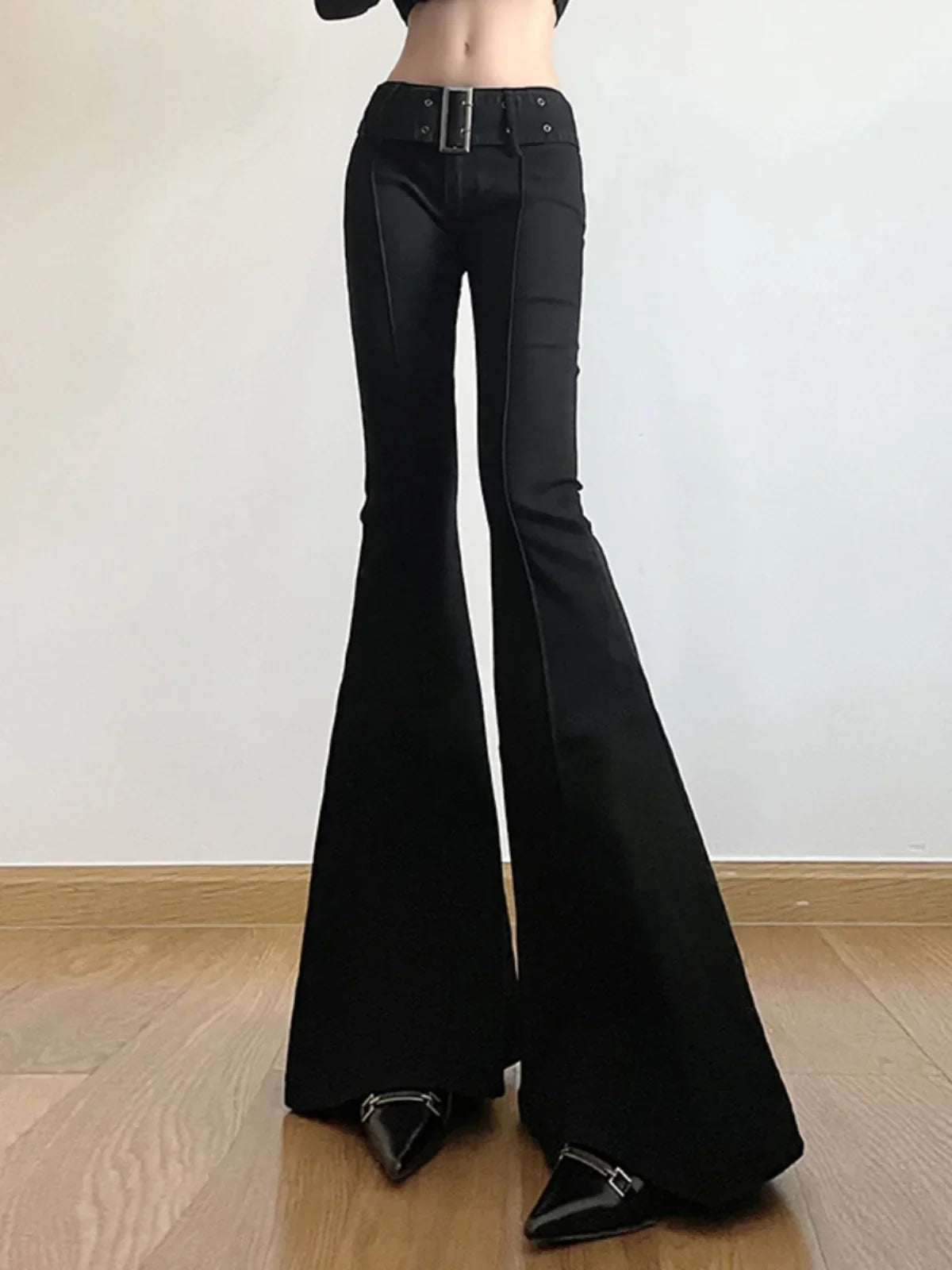 Black Flare Pants