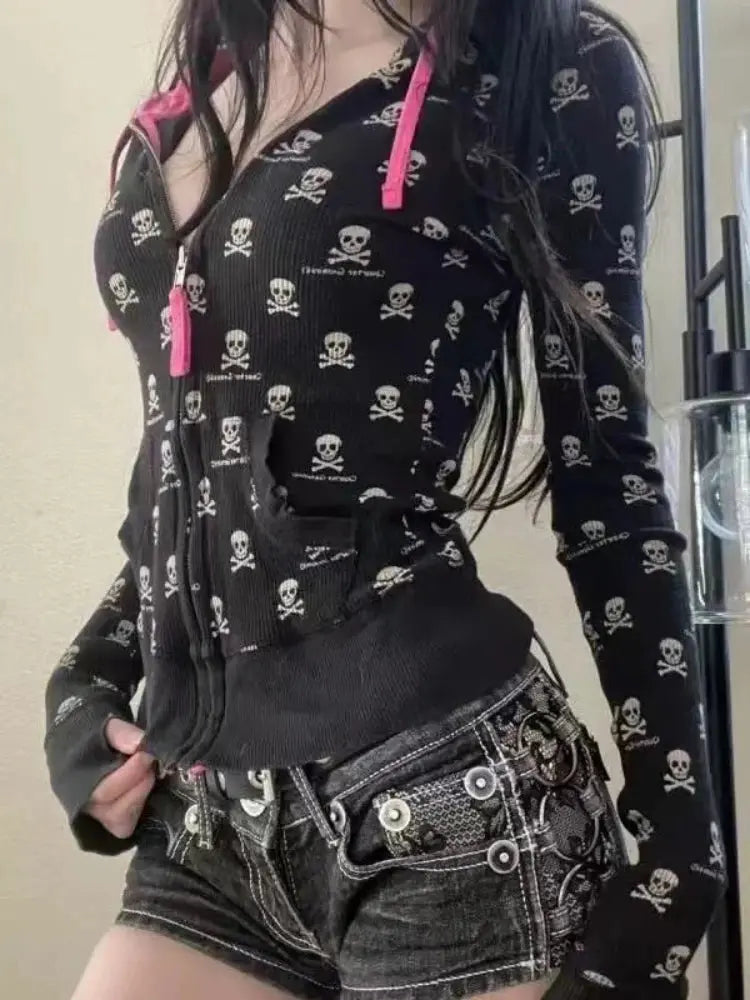 Y2k Skeleton Sweatshirt 