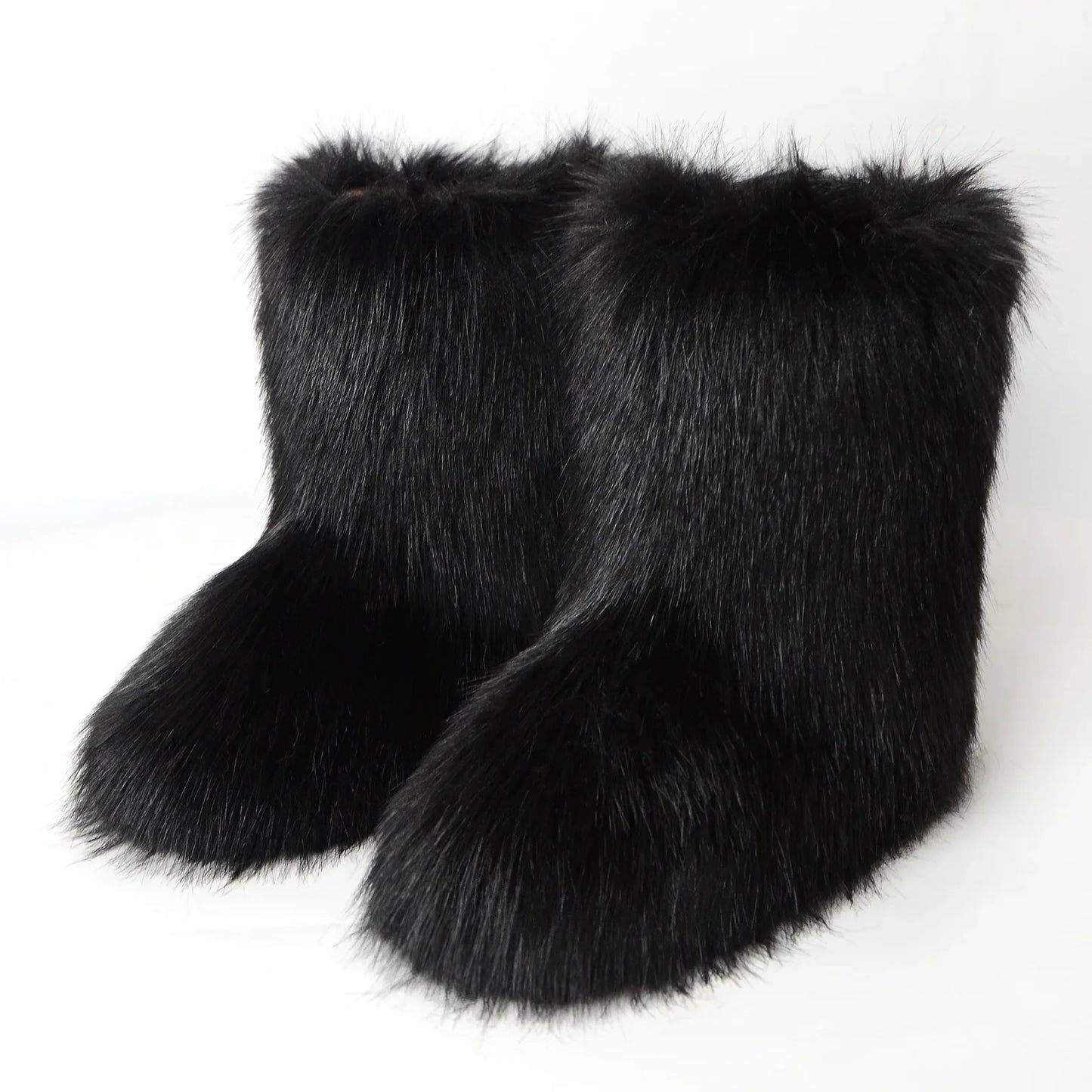 Fluffy Boots Women's Winter Boots Y2K