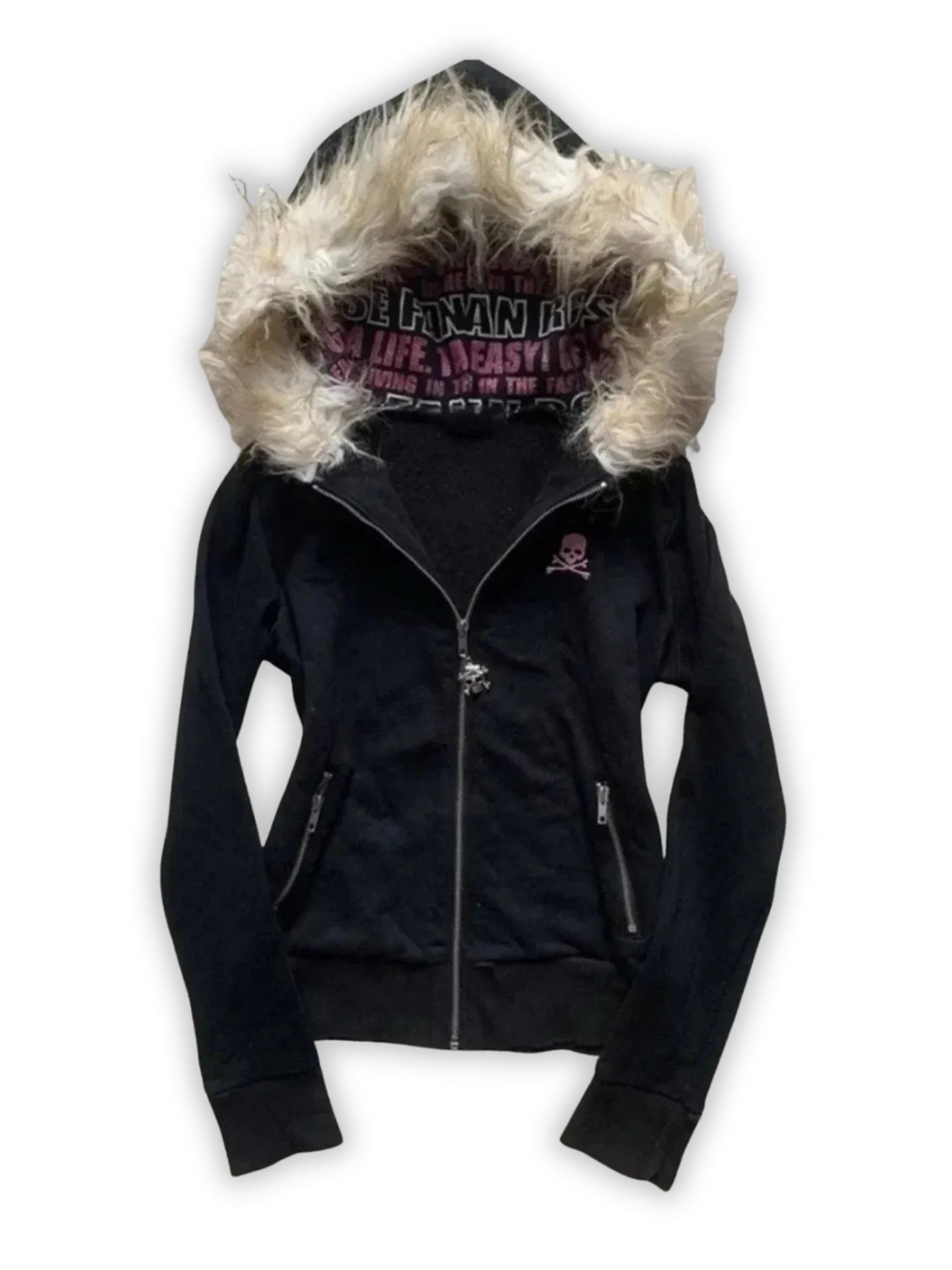 Damska Bluza z Futrem Y2K