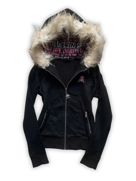 Women's Y2K Fur Sweatshirt 