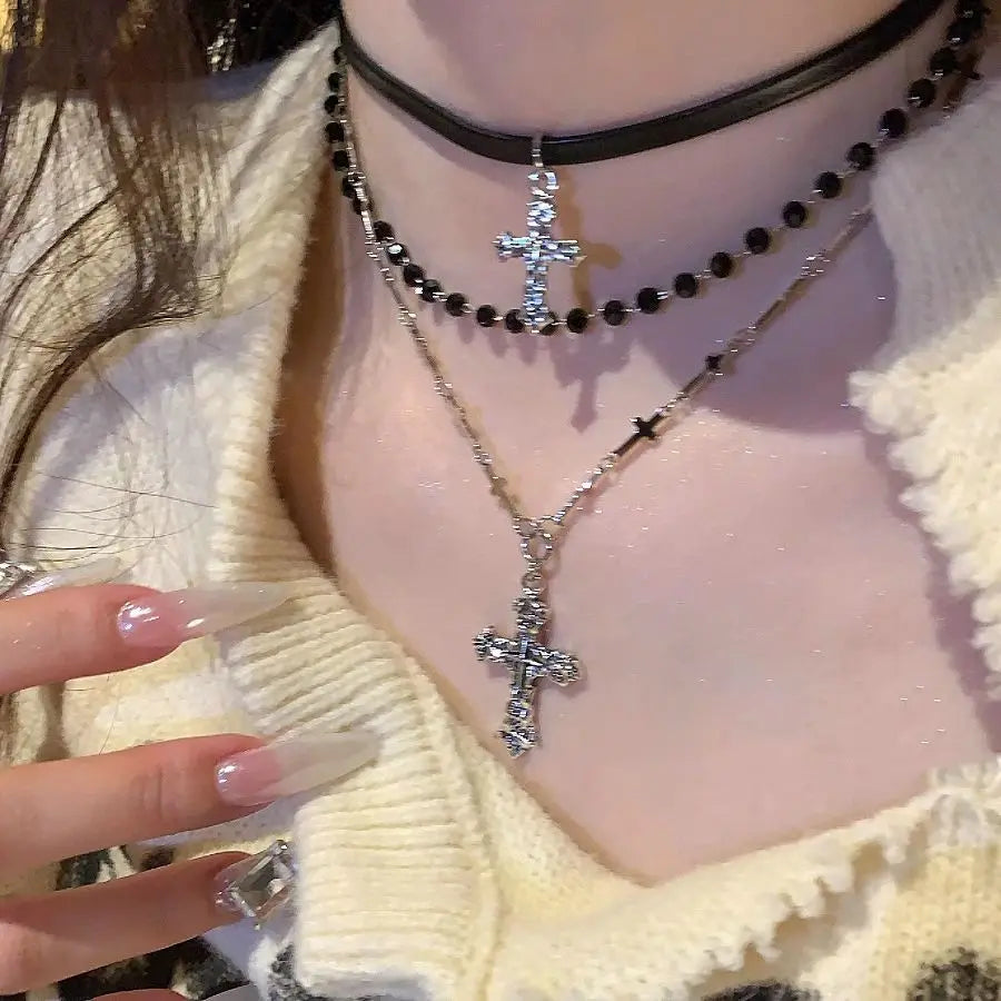 Metal Cross Necklace