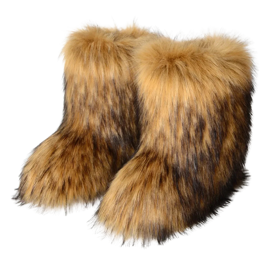 Fluffy Boots Women's Winter Boots Y2K