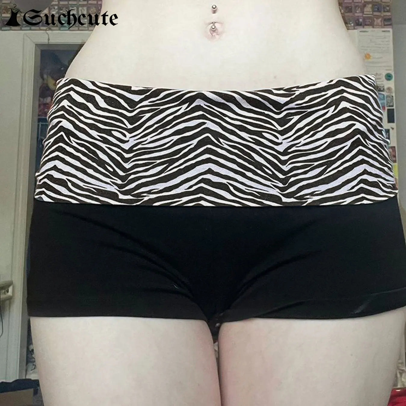 Zebra Print Shorts
