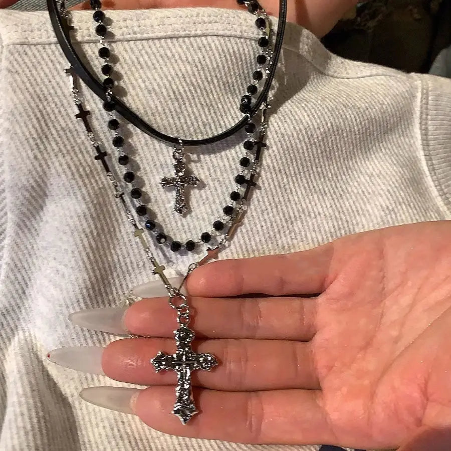 Metal Cross Necklace