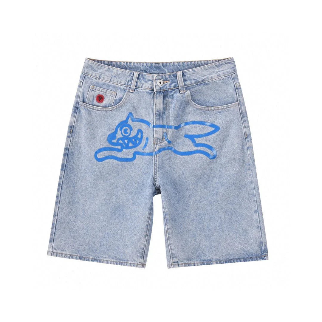 Denim shorts