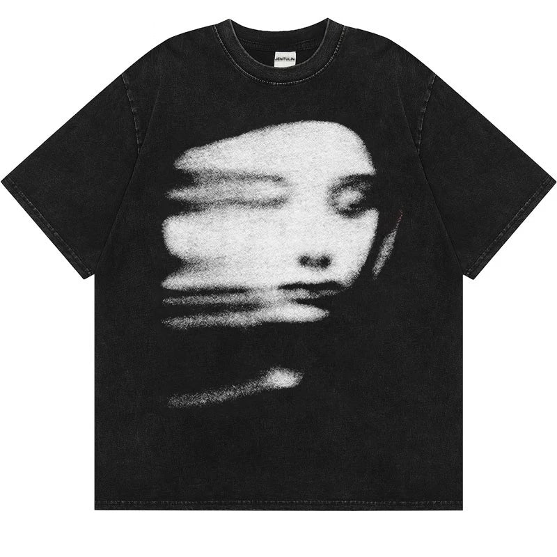 Black Streetwear T-shirt