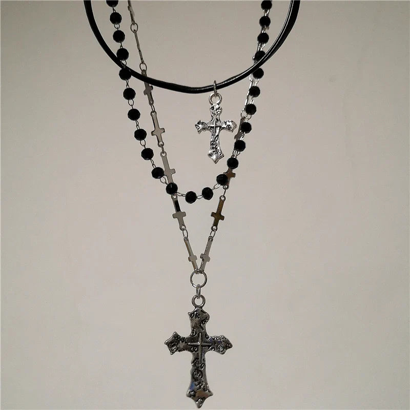Metal Cross Necklace