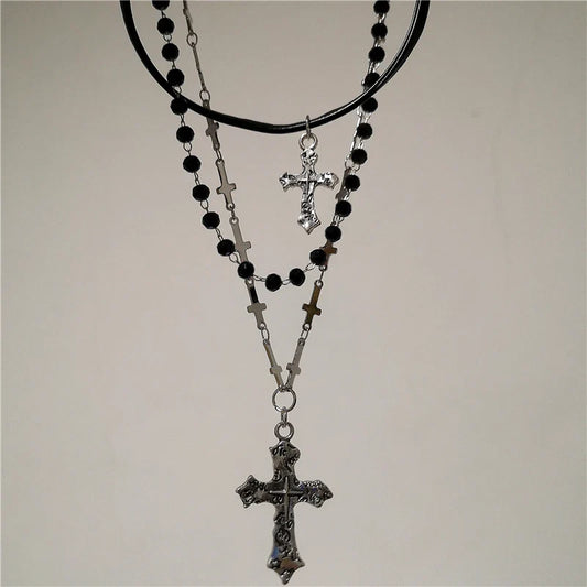 Metal Cross Necklace