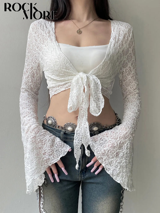 Y2K Flared Cardigan