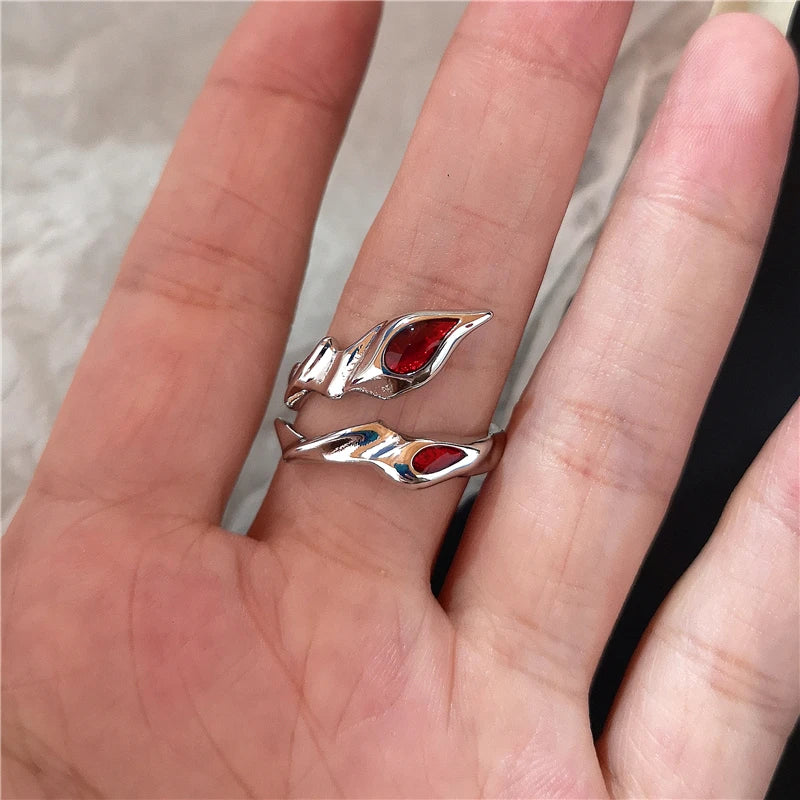 Red Crystal Rings