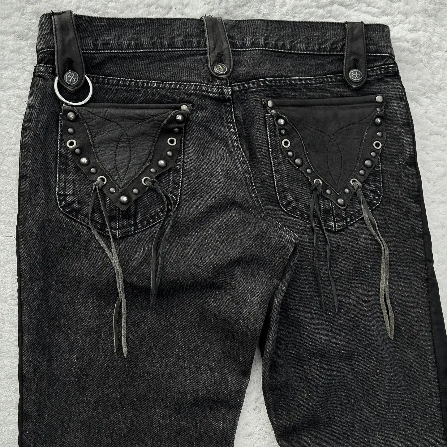 Black Flared Jeans Y2K