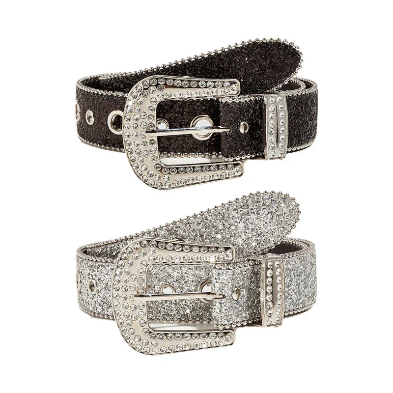 Rhinestone Belt Simple