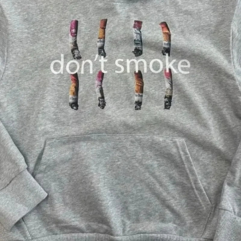 Dont Smoke Sweatshirt Gray