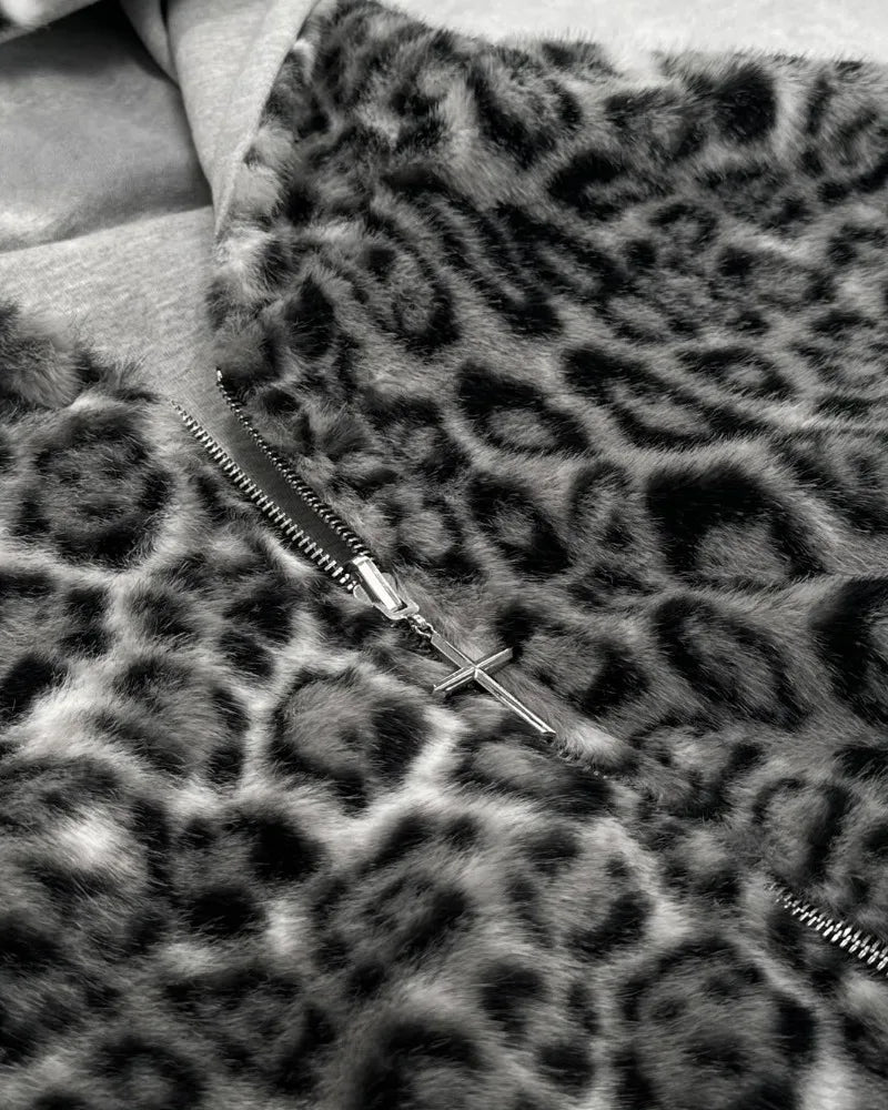 Leopard Y2K Sweatshirts