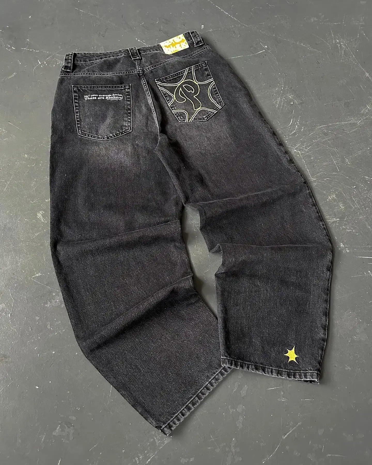 Streetwear Jeans Embroidery