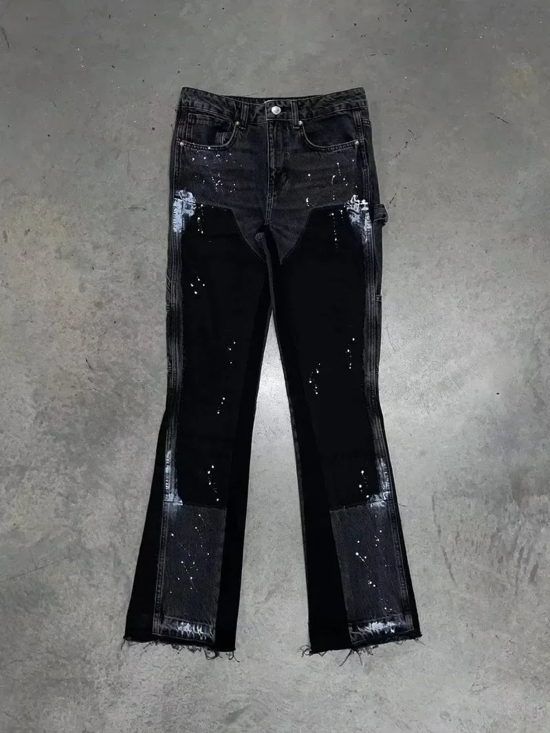 Men's Flared Jeans Streetwear