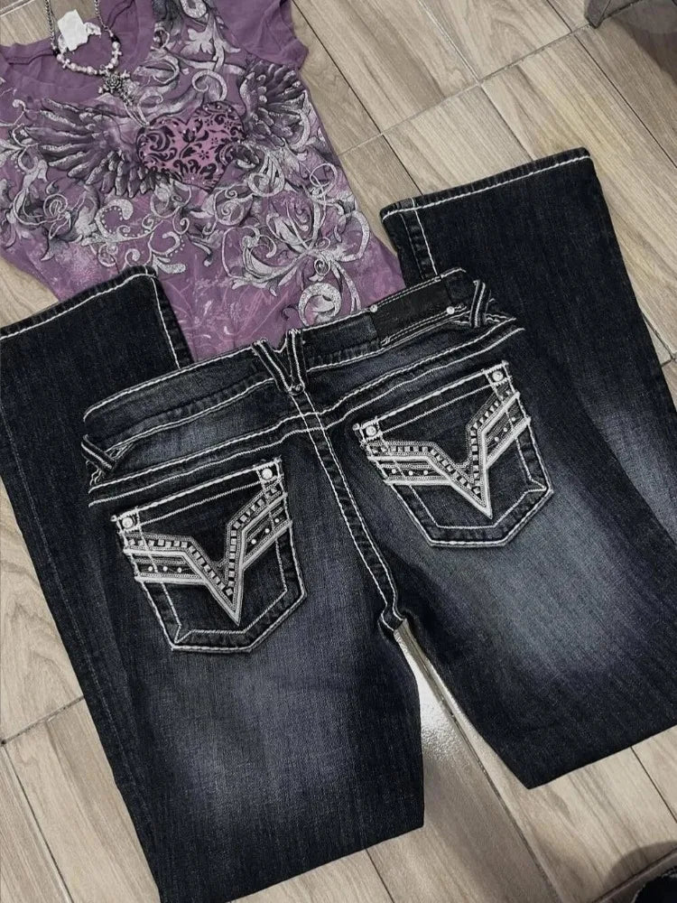 Y2K Purple Print T-Shirt Women