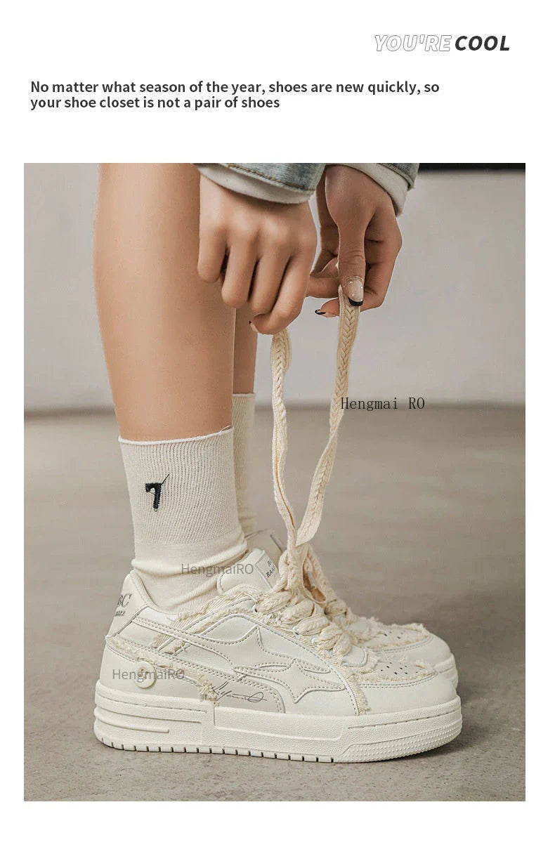 Wide Retro Y2K Shoes