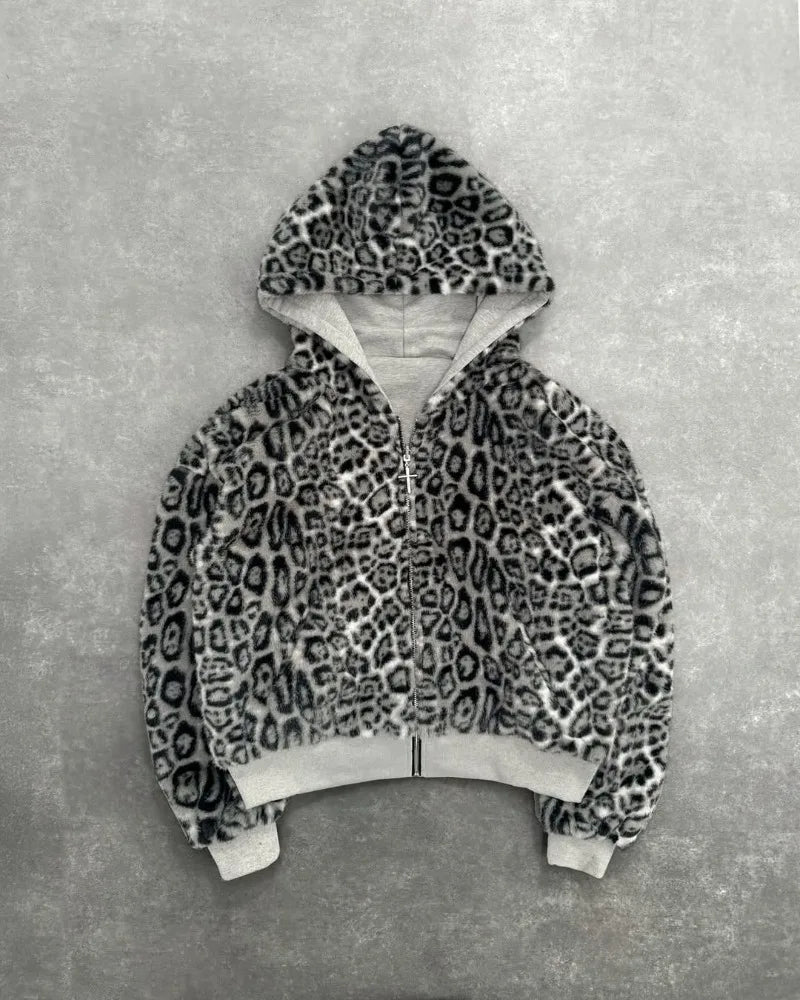 Leopard Y2K Sweatshirts