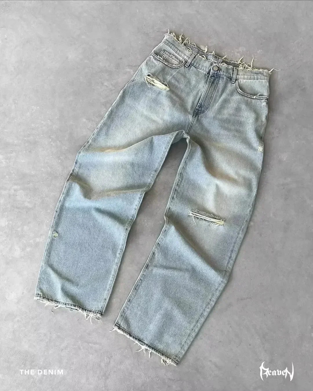 Streetwear Jeans Embroidery