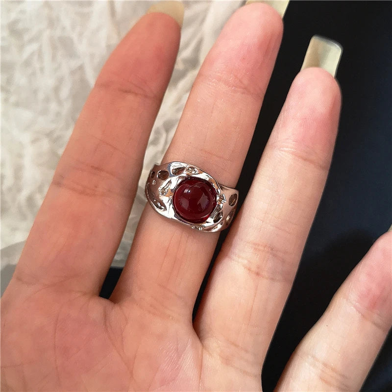 Red Crystal Rings